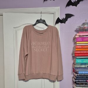 VICTORIAS SECRET Nude Colored Sweat Shirt
